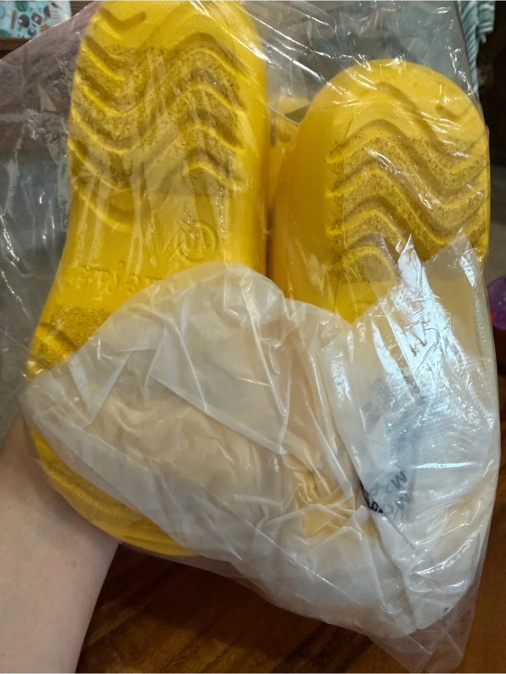 Cat & Jack Bright Yellow Kids Rain Boots